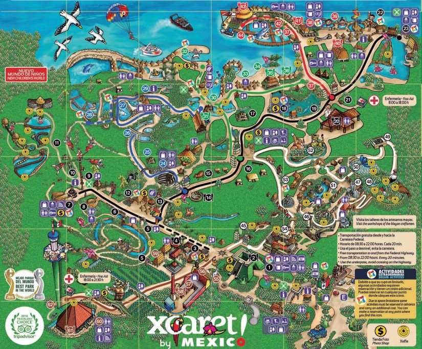 Cancun X Caret mapa