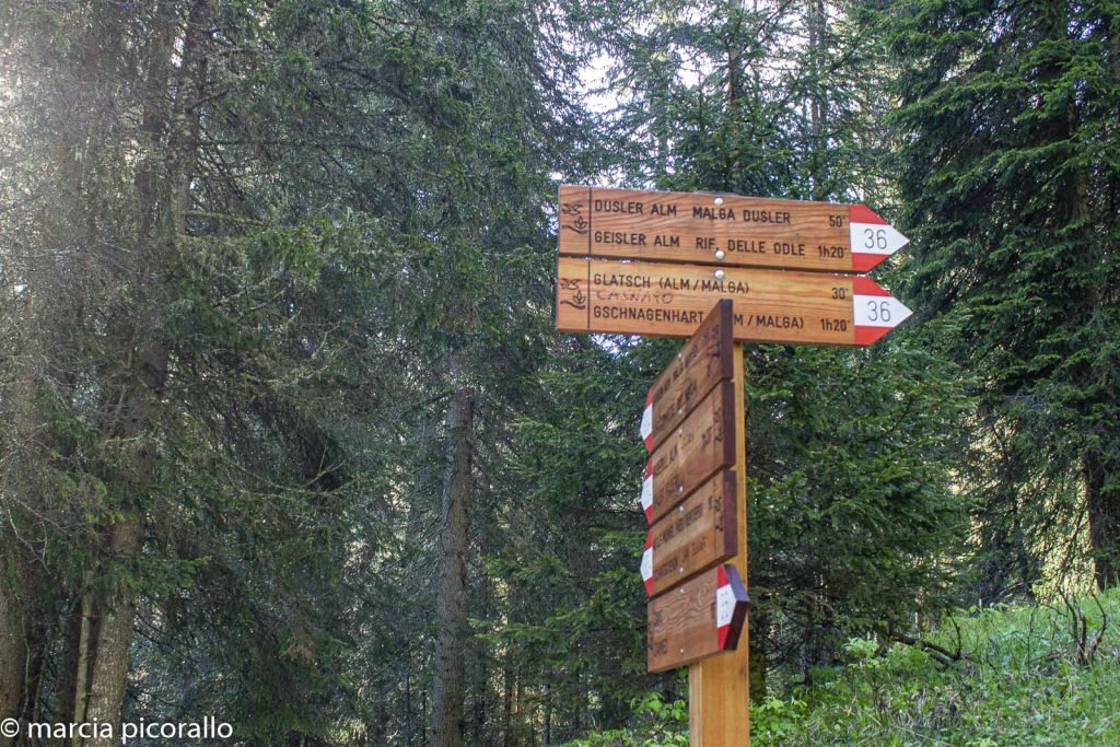 trilhas nas Dolomitas