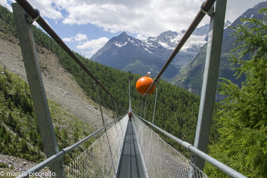 ponte suspensa na Suíça, Randa