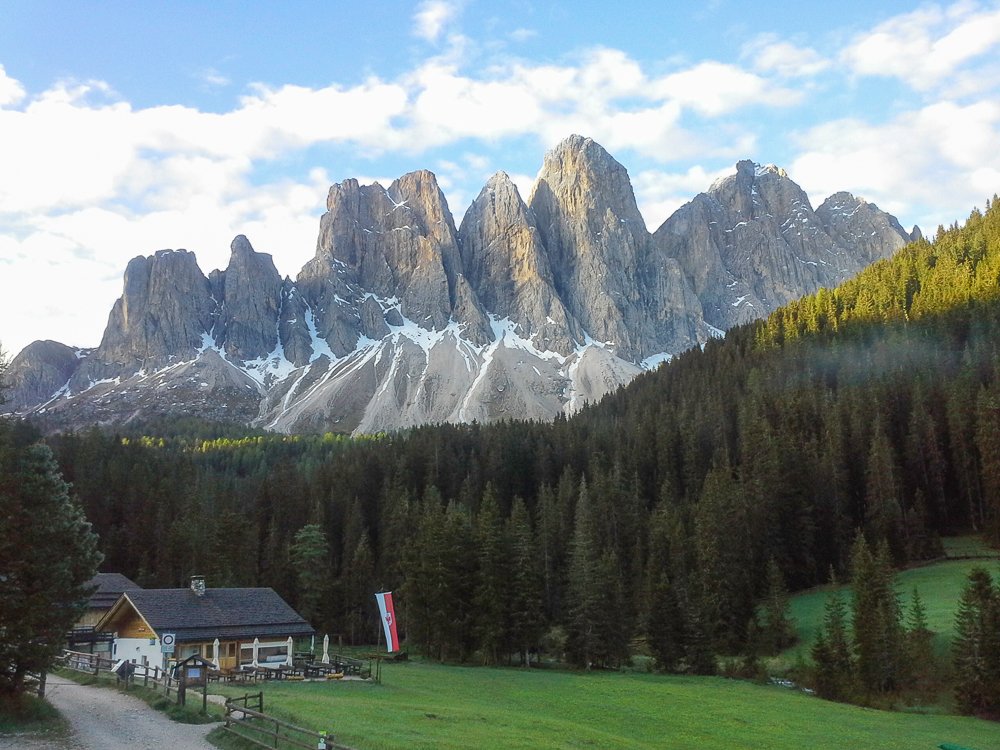 onde ficar nas Dolomitas Funes