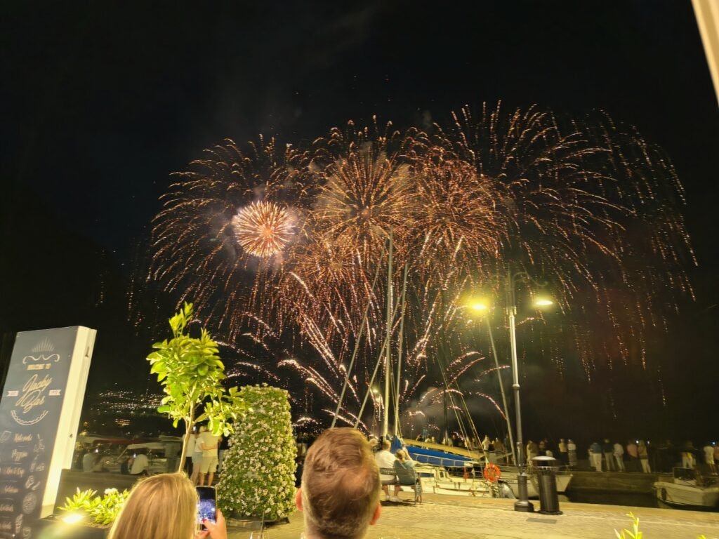 limone sul Garda à noite